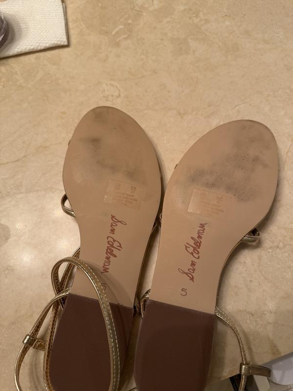 Customer photo for "Cute Sandals But Used"