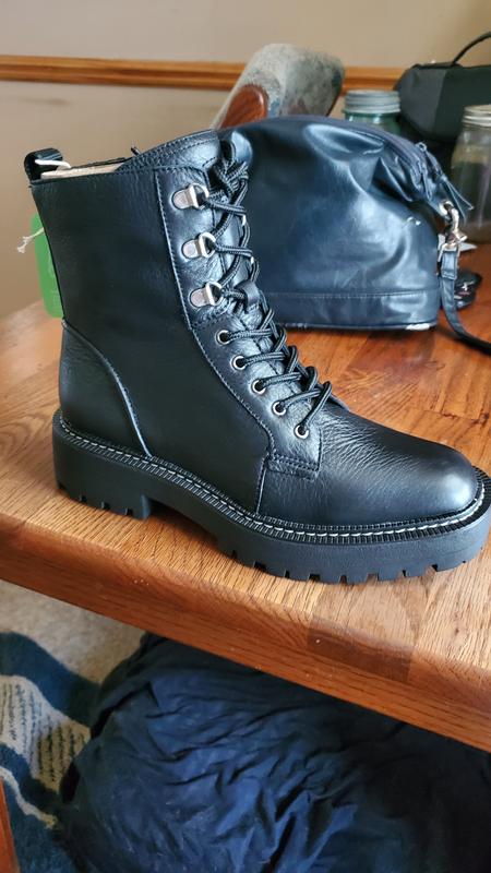 Sam Edelman Women's Lue Lace-Up Combat Booties - Macy's