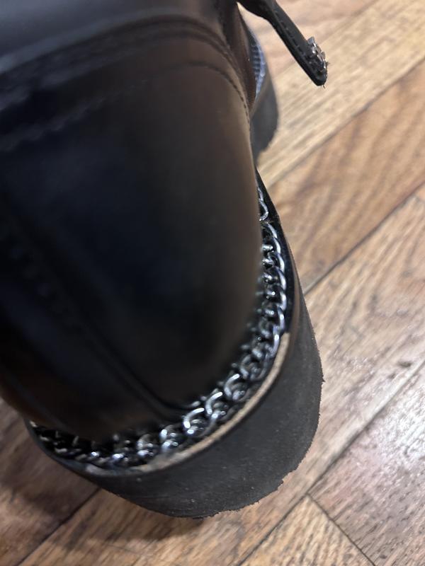 The part around the front and back torn off