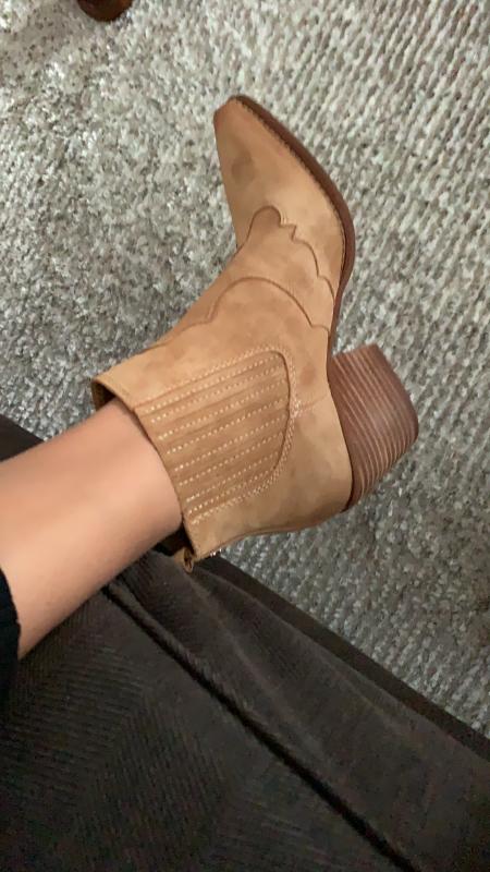 sam edelman winona western bootie