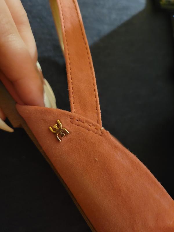 Cute detail where strap meets shoe