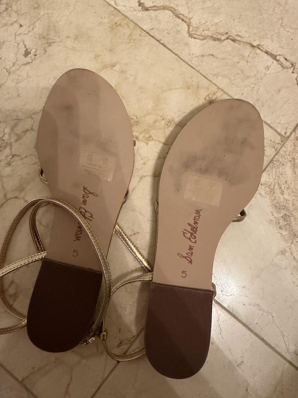 Customer photo for "Cute Sandals But Used"