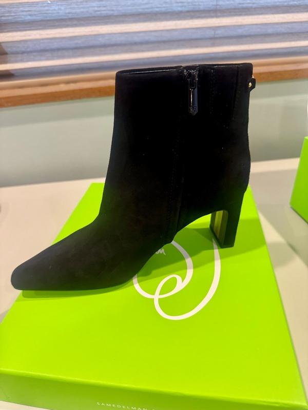 Women's Saige Pointed Toe Mid Heel Ankle Booties  