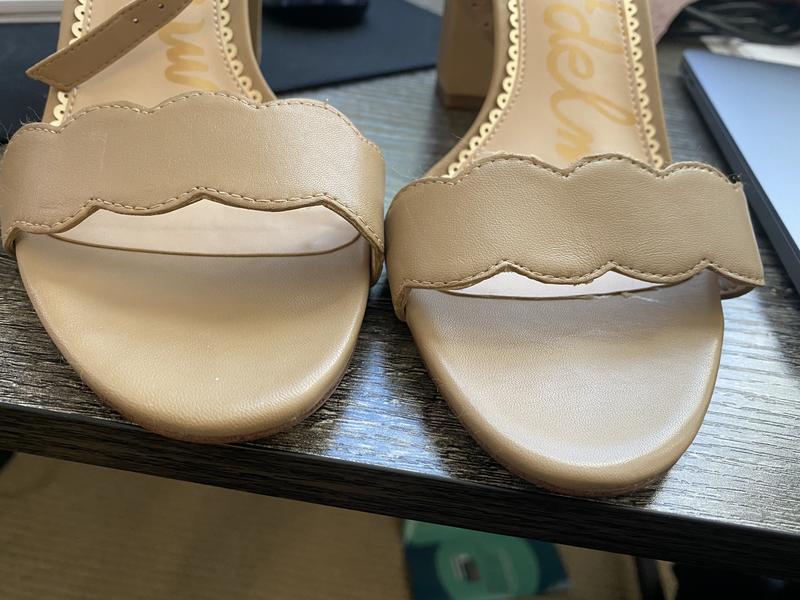 Glue coming out from the front of the sole