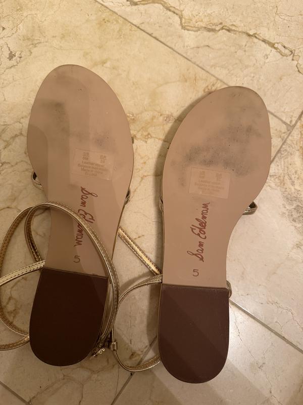 Customer photo for "Cute Sandals But Used"