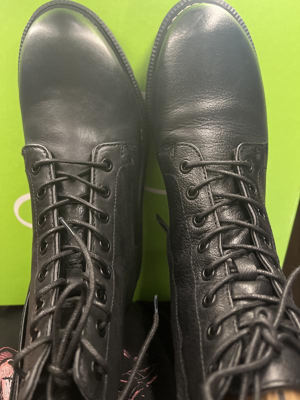 Sam Edelman Women's Garret Lace-Up Lug-Sole Combat Boots