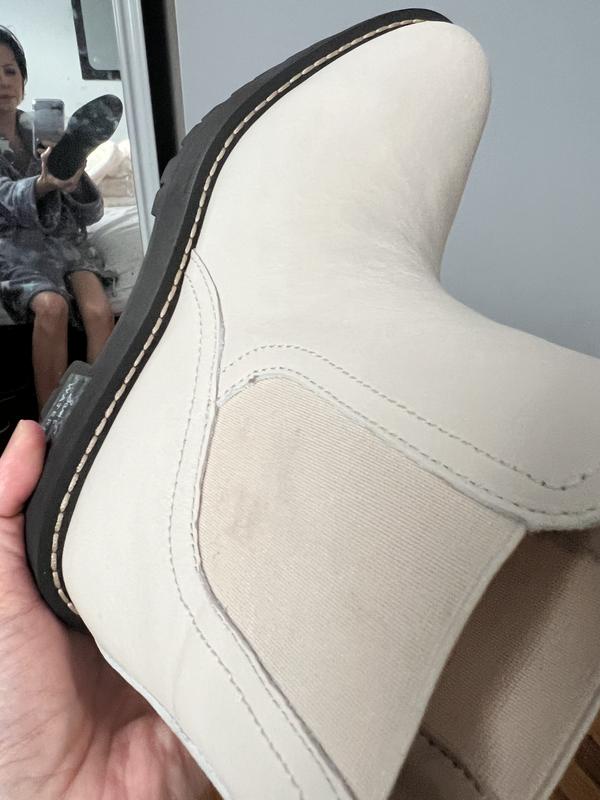 Dirt spots on the boots