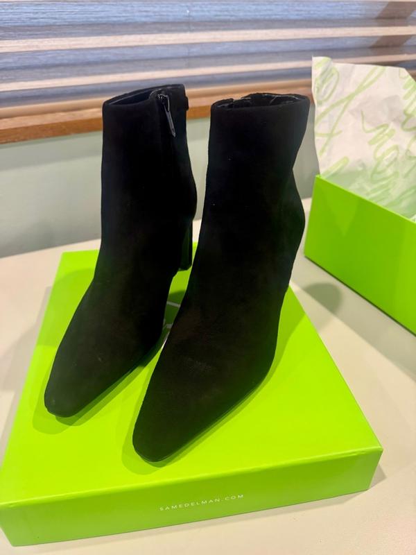 Women's Saige Pointed Toe Mid Heel Ankle Booties  