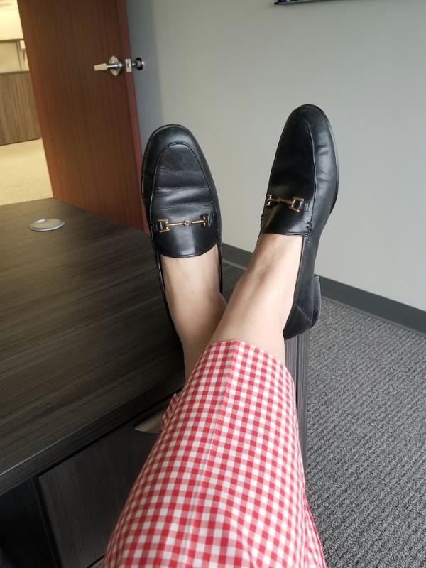 black sam edelman loafers