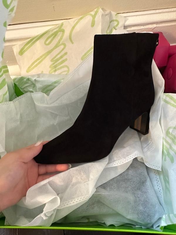 Women's Saige Pointed Toe Mid Heel Ankle Booties  