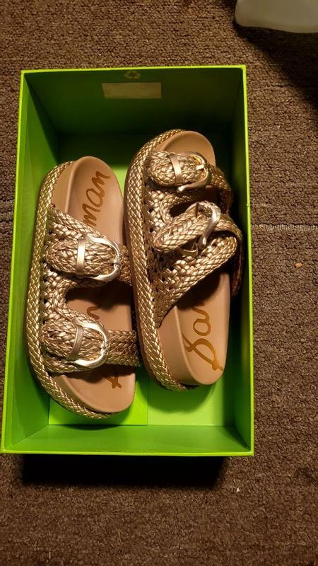 【Sam Edelman】◆Reid Buckle Slide Footbed Sandal◆BLACK◆ Sam Edelman Reid Slides | Shopbop