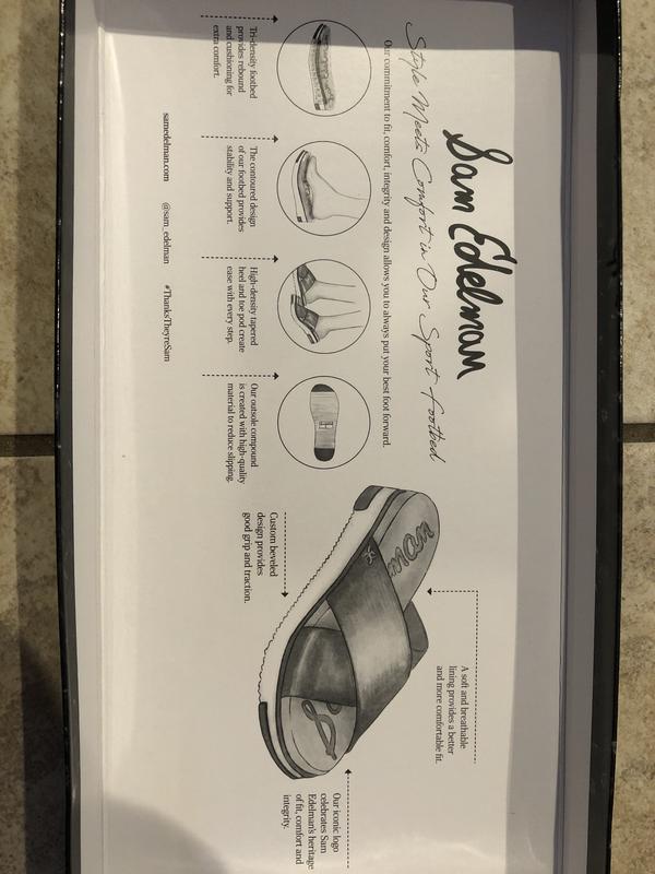 Inside top of shoebox