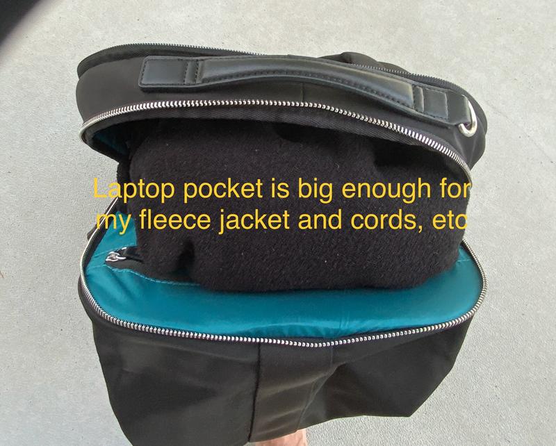 Holds way more than I had anticipated! May take this to Europe instead of pacsafe bag.