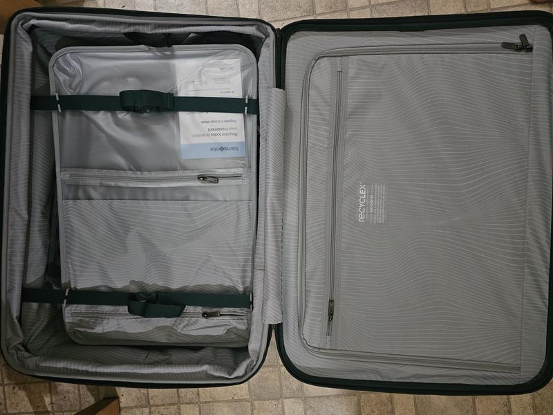 Interior of suitcase