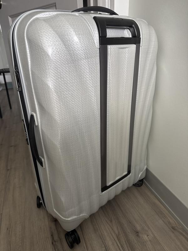 Customer photo for "Excellent Lightweight Luggage with a Few Tradeoff"