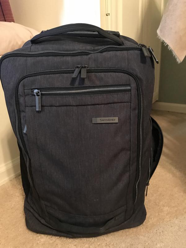 Samsonite modern utility shop convertible wheeled backpack