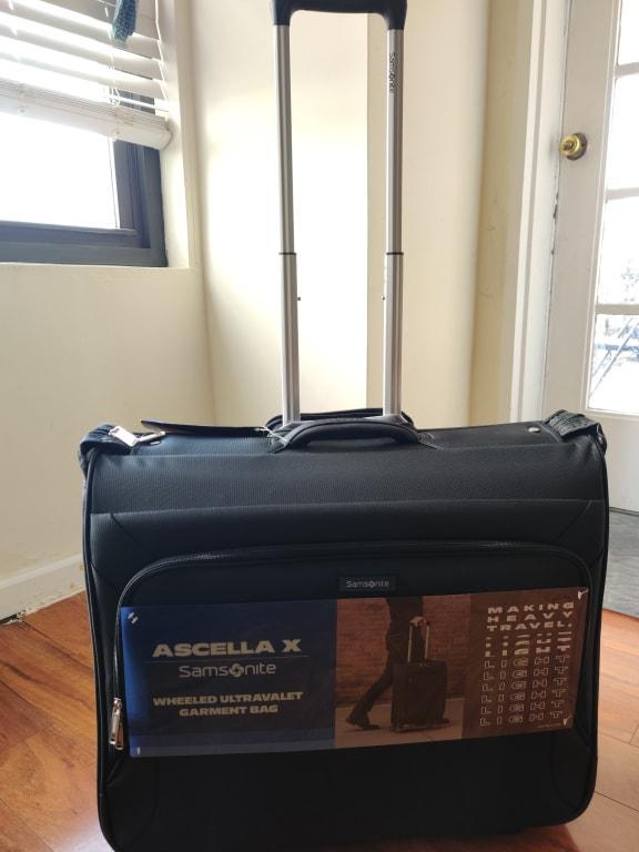 samsonite ascella wheeled ultravalet garment bag