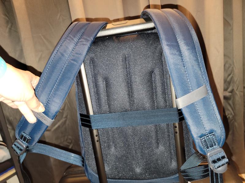 Elevation Plus SS backpack slides right over handle