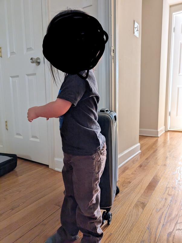 Next to a 2.5 year old.