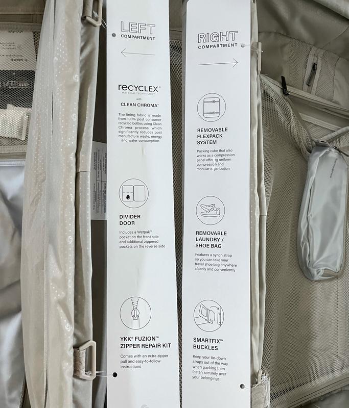 Inside Features of the Samsonite Silhouette 17 Hardside Large Expandable Spinner