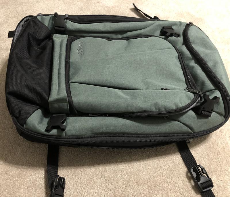 Color displayed, note the strong clips and zippers.