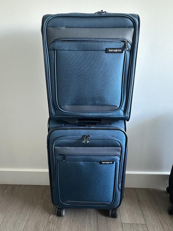 Travel light, travel bright. My new sky-blue Samsonite X-Tralight 3.0 is ready for takeoff and so am I.