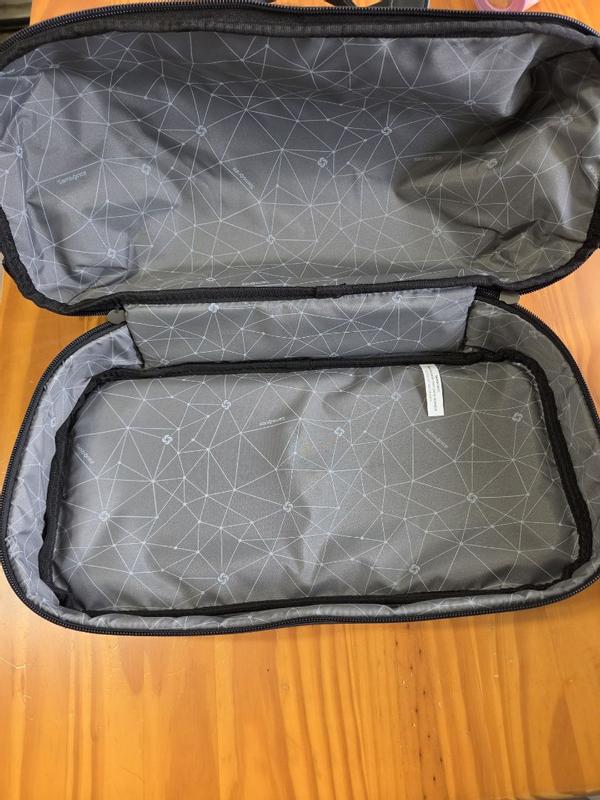 Customer photo for "Fun features for a travel bag"