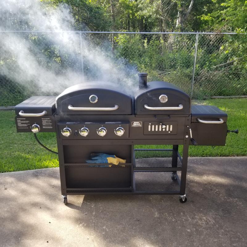 Smoke Hollow Pro Series 4 in 1 Gas Charcoal Combo Grill Sam s Club