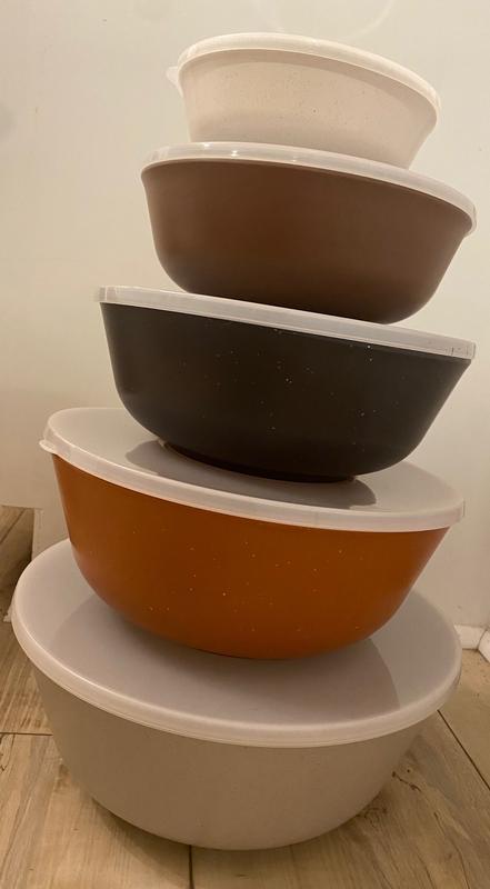 Member's Mark, 10-Pc Melamine Mixing Storage Bowls w Lids (Choose Pattern)