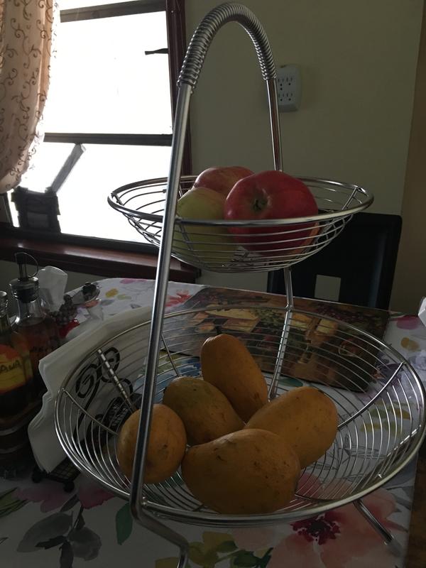 Carter Stainless 2-Tier Fruit Basket + Reviews