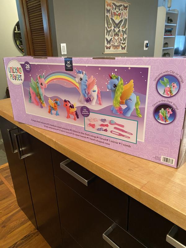 Glow in the Dark Unicorn Set, 41 pcs.