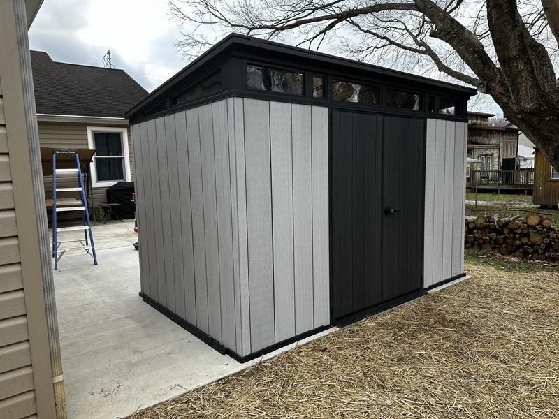 Artisan Grey Large Storage Shed - 11x7 Shed - Keter US