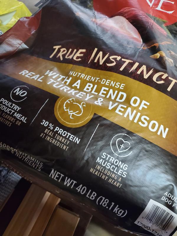 Purina ONE SmartBlend True Instinct Real Turkey Venison Adult Dry Dog Food 40 lbs. Sam s Club