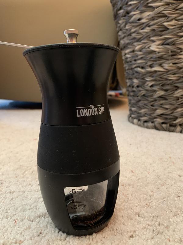 London Sip Black Manual Coffee Grinder