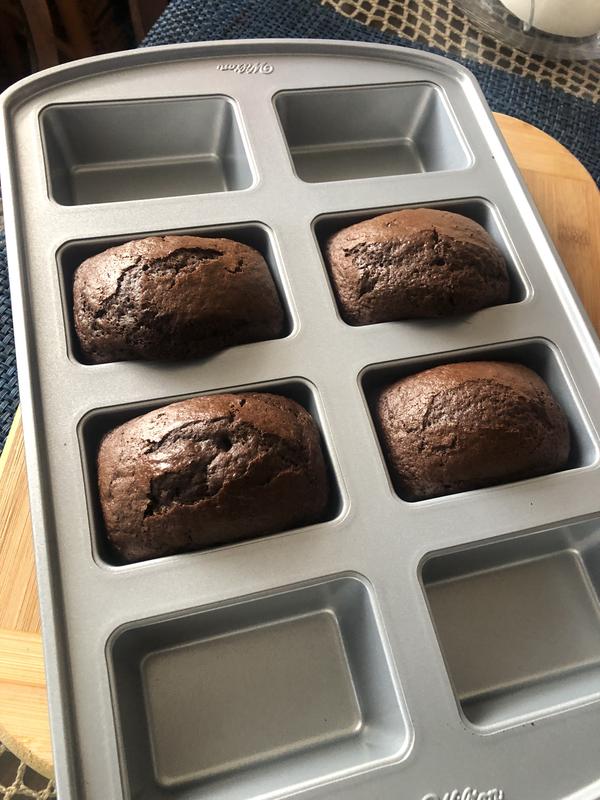 Wilton 3-Piece Recipe Right Non-Stick Mini Loaf Pan Set, 5 ¾ x 3