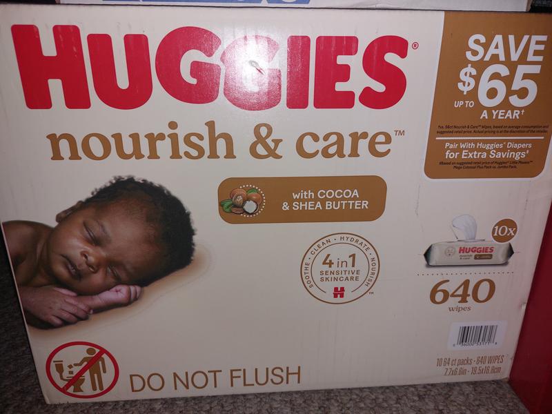 Huggies Nourish & Care Scented Baby Wipes (640 ct.) - Sam's Club