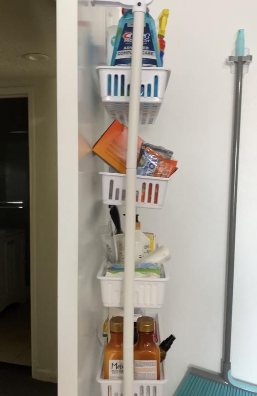 Smart Design Over the Door Pantry Organizer 18.11-in W x 77-in H 8