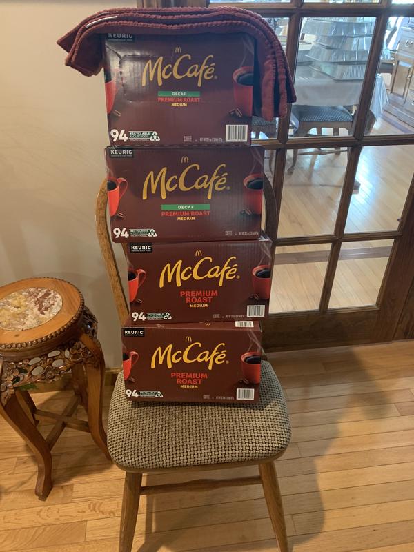 mccafe decaf premium roast k cup coffee pods 94 ct