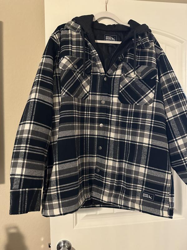 Eddie bauer hooded flannel best sale