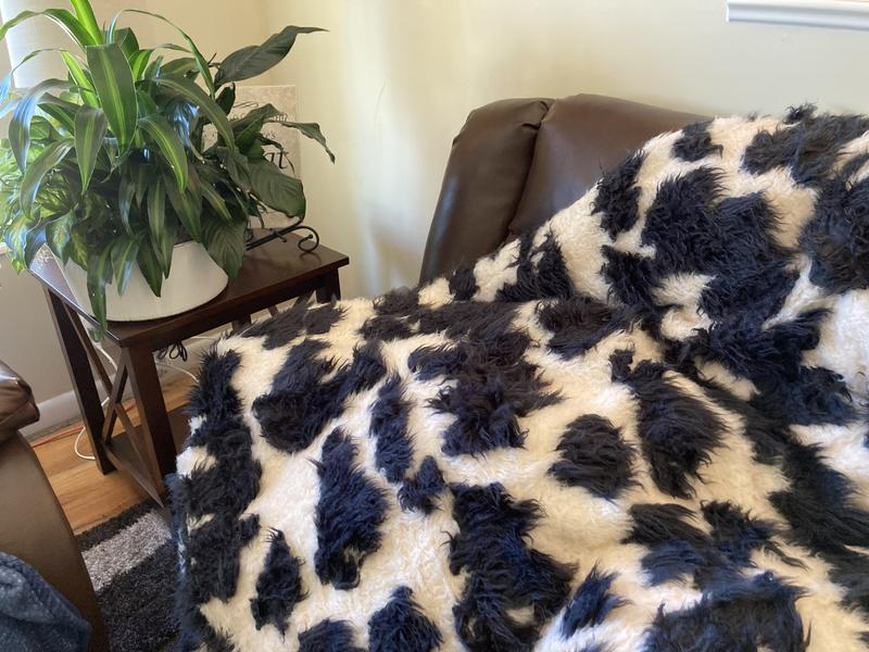 Cow print blanket online sam's club