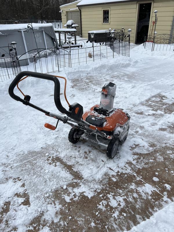 Worx cordless snow online shovel