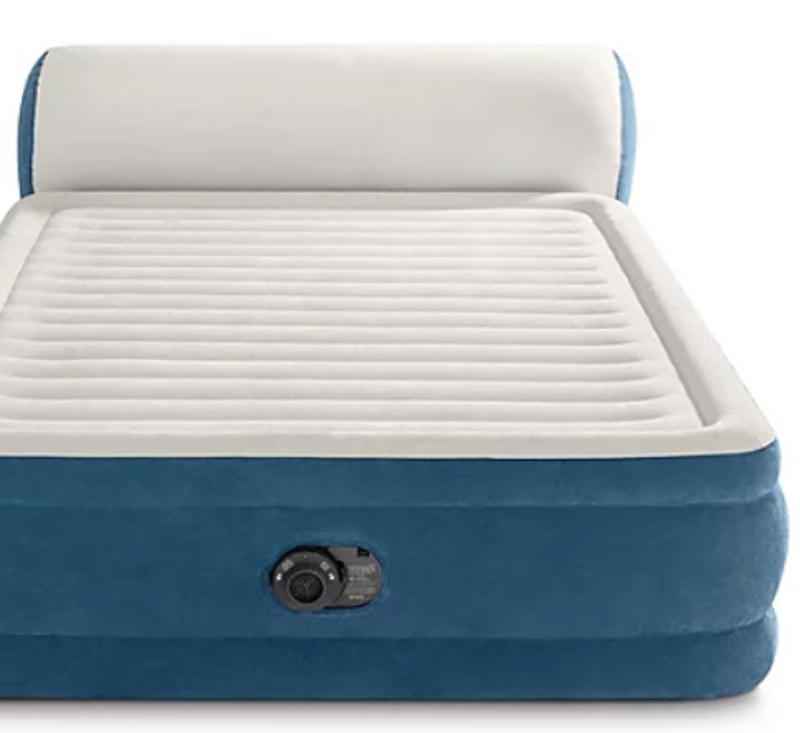 Intex Queen Dura-Beam Deluxe Comfort Pillow Rest Airbed with Internal Pump  - Sam's Club