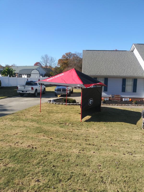 Logo Brands NCAA Pagoda Tent-Tougaloo College