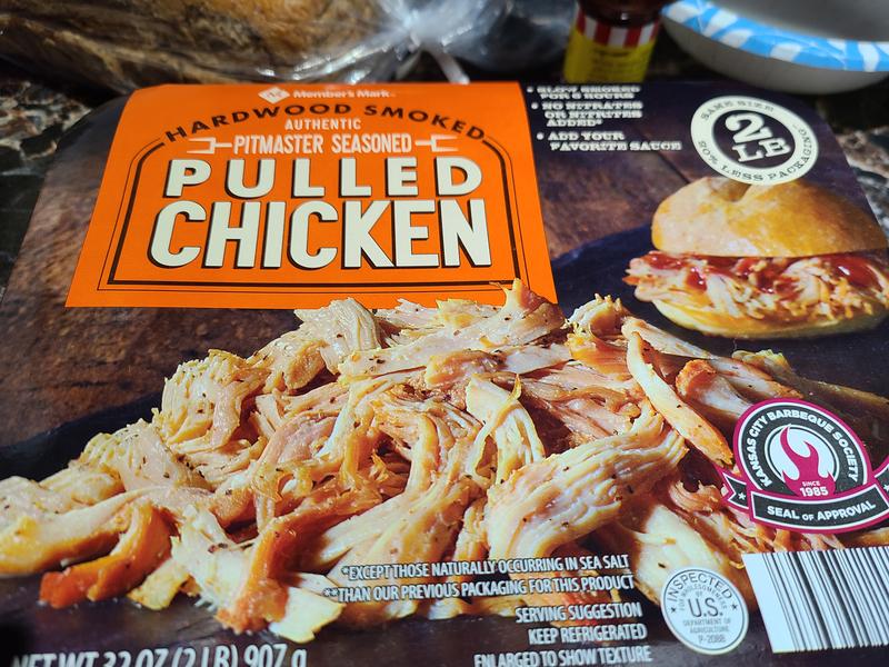 Ready-to-Eat Pulled Chicken : Hardwood Smoked Pulled Chicken