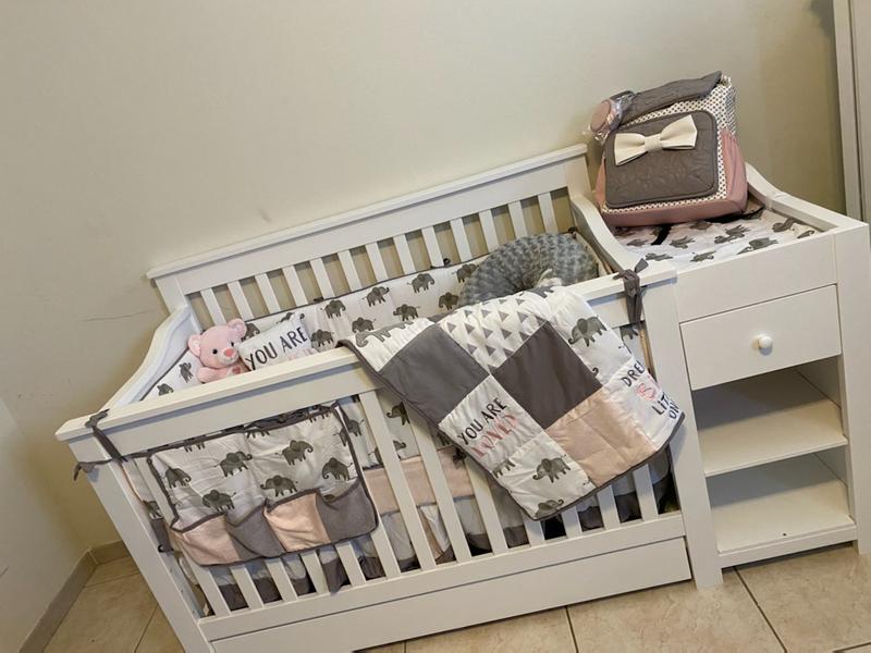 4 in 1 crib and changer combo