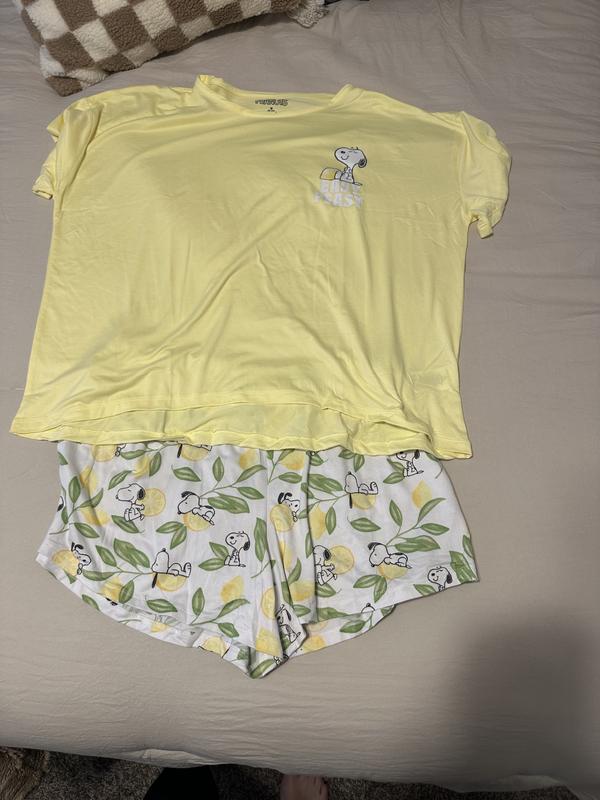 ★ SPAO★ Zeroni short sleeve pajamas YELLOW SPPPF38U12 Spao x Zeroni] Short Sleeve Pyjama Set | Kgifts.shop