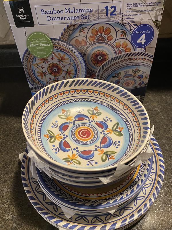 Member's Mark 32-Piece Porcelain Dinnerware Set - Sam's Club