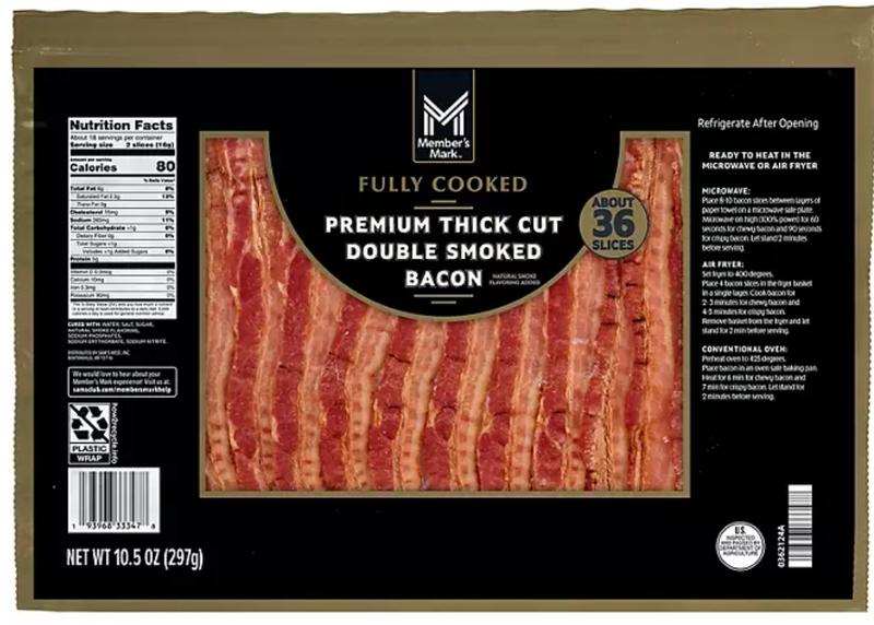 baconさま専用 Member's Mark Fully Cooked Bacon, 10.5 oz