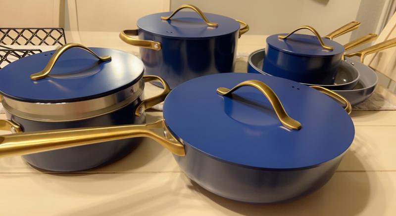 Member's Mark 11-Piece Modern Ceramic Cookware Set (Assorted Colors) -  Sam's Club