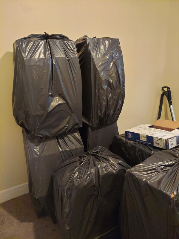 Zogics Trash Bags  56 Gallon Can Liners